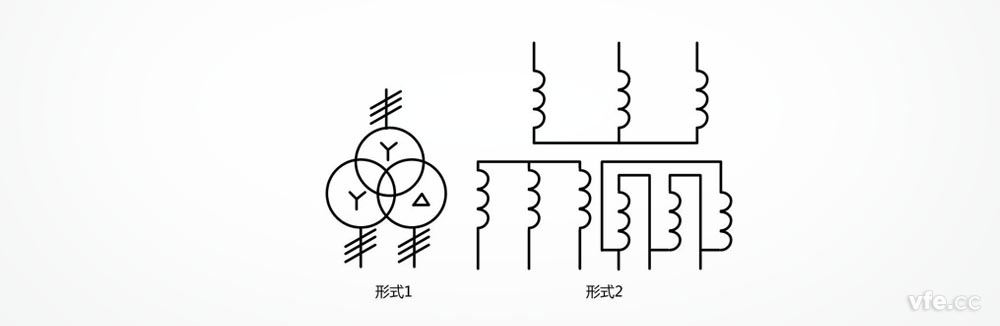 星形星形三角形連接的三相變壓器 星形星形三角形連接的三相變壓器
